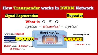 Transponder in DWDM Network  CDC ROADM  Contentionless ROADM  DWDM OTN Optical Fiber [upl. by Bigot]