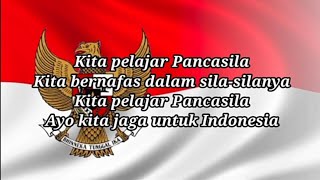 Lagu Pelajar Pancasila  Lirik [upl. by Aesoh323]