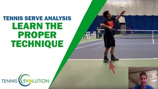 SlowMotion Tennis Serve Analysis  Technique Grip and Backhand Slice [upl. by Nadual]