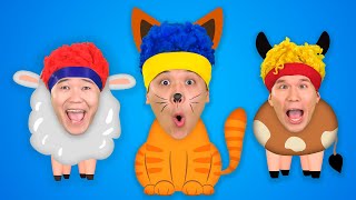 Animal Sound Fun with ChaCha BoomBoom amp Chicky  D Billions Kids Songs [upl. by Yrogiarc]