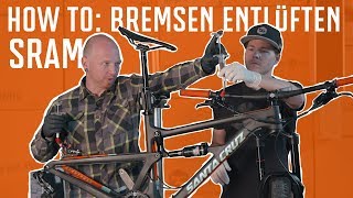 How to Bremsen entlüften  SRAM [upl. by Ttezil]