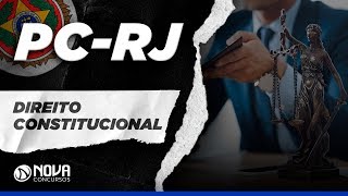 Direito Constitucional PC RJ  Como Gabaritar na Prova [upl. by Yehc]