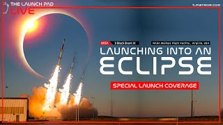 LIVE NASA 3 Rocket Eclipse Launch [upl. by Elum]