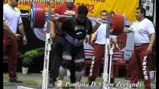 Pomana SQ 3825kg110 Powerlifting IPF World Championship 2002 [upl. by Toft]