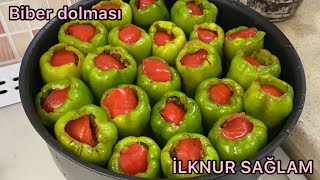 Biber Dolması Nasıl Yapılır💯 Biber Dolmasını Birde Benim Tarifimle DeneyinDolma Tarifi [upl. by Etnomal]