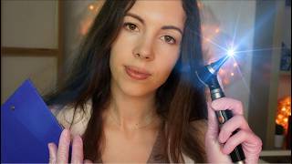 Relaxing ASMR Cranial Nerve Exam amp Ear Cleaning 😌 [upl. by Phillis]