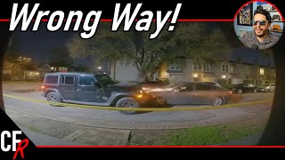 Wrong Way Drivers Caught on Camera CRASH REACTION [upl. by Ailasor945]