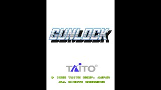 Gunlock Arcade Game Taito 1993 playthrough [upl. by Arded]