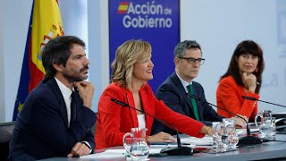 En directo el Gobierno explica su Plan de Regeneración Democrática contra los bulos [upl. by Seely]