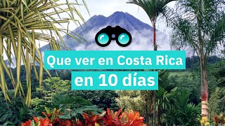 Qué ver en Costa Rica en 10 días [upl. by Gudren466]