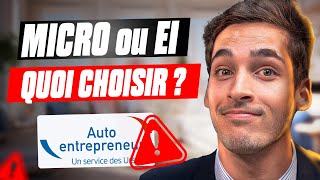 Micro entreprise ou Entreprise individuelle  Quel statut choisir [upl. by Barb858]