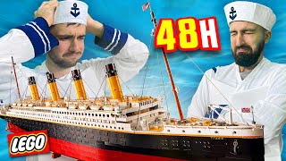 On a construit le TITANIC LEGO en 48H le plus DIFFICILE du MONDEplus jamais [upl. by Pubilis]