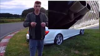 Mercedes Benz W204 C200 Coupe Ulter Sport Duplex ESD AMG Style Exhaust Test [upl. by Nur]