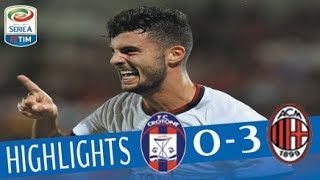 Crotone  Milan  03  Highlights  Giornata 1  Serie A TIM 201718 [upl. by Eseryt]