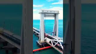 New Pamban bridge 🚂🌉rameshwarambridge seabridge feedshorts trendingpamban shortsfeed shorts [upl. by Noble]