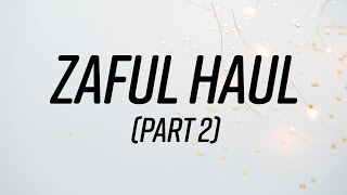 ZAFUL TRY ON HAUL 2019 pt 2  Kaylee Sulz [upl. by Ariayek132]