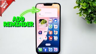 iOS 18 How To Add Reminders To Home Screen On iPhone [upl. by Louis]