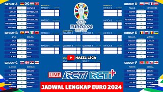 CATAT Jadwal Lengkap Piala Eropa 2024 Live RCTI  Fase Grup UEFA EURO 2024 [upl. by Munafo]