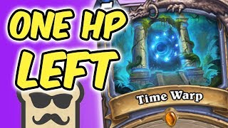 UNBELIEVABLE 1 HP COMEBACK  QUEST MAGE VS TEMPO ROGUE  DISGUISED TOAST  HEARTHSTONE [upl. by Benildis]