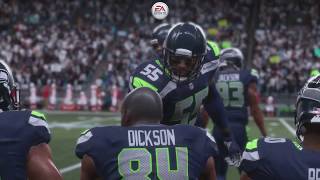 Madden 19 Seattle Seahawks vs Arizona Cardinals Gameplay Madden NFL 19 [upl. by Aleekahs]