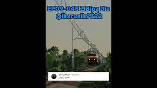 EP09043 Z Bipą Dla ikarusik9322 shorts train pkp trainspotting kolej [upl. by Shellans]