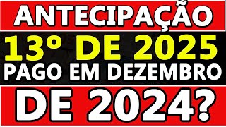 INSS CONFIRMA PAGAMENTO do 13º SALÁRIO para os APOSENTADOS  REAJUSTE por LEI nas APOSENTADORIAS [upl. by Jolee]