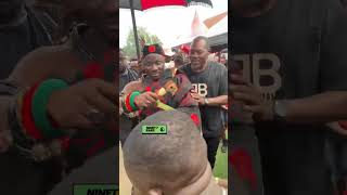 Watch the moment Kwadwo Nkansah Lil Win arrived at Kweku Flick’s father’s funeral [upl. by Eelirol]