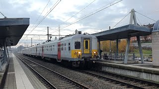 NMBS SNCB 655  662 L5037 Aachen Hbf  SpaGéronstère te Welkenraedt op 17 november 2023 [upl. by Aggappe]