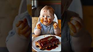 AI Baby’s First Cake Experience 🎂👶  Adorable and Hilarious Momentshorts [upl. by Brier234]