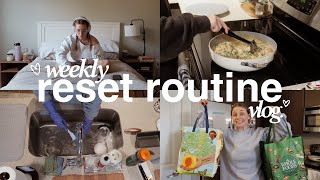 a weekly reset day vlog 🧺 balancing productivity with rest [upl. by Kcirderf]