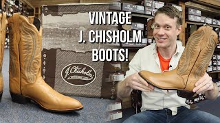 STUNNING J Chisholm Vintage Cowboy Boots [upl. by Beitch361]