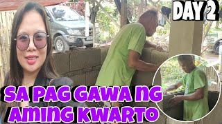 🔴DAY 2 SA PAG GAWA NG KWARTO NI ALEX LIBRADA VLOG [upl. by Aletse349]