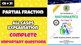 Partial Fraction  All Cases Explained  How to Apply Partial Fraction [upl. by Hannis880]