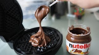 GAUFRIER vs NUTELLA Expérience [upl. by Lundin842]