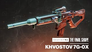 Khvostov Exotic Auto Rifle Preview  Destiny 2 The Final Shape [upl. by Neale]