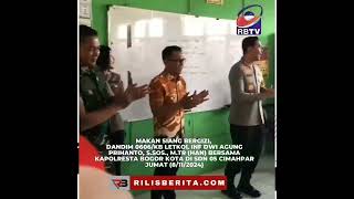 Makan Siang Bergizi Dandim 0606Kota Bogorl Bersama Kapolresta Bogor Kota di SDN 05 Cimahpar [upl. by Brynn]