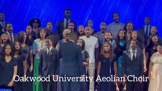 Oakwood University Aeolians Choir sda gospelmusic gospelchoir gospelsongs christiansongs [upl. by Aneer492]