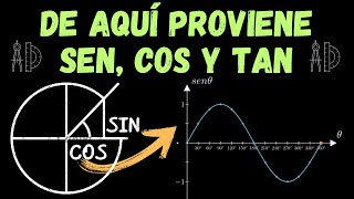 ENTENDIENDO las FUNCIONES SEN COS y TAN ▶ ORIGEN de las FUNCIONES TRIGONOMÉTRICAS 📐📖 [upl. by Elleina]