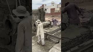 You Wont Believe How These Concrete Giants are Made  RCC Spun Hume Pipe Factory Revealed shorts [upl. by Sutherlan]