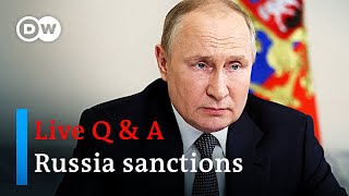 Live Are the economic sanctions against Russia working  Q amp A [upl. by Aleb]