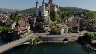 Festung Aarburg und Nostalgiebadi [upl. by Ahsiad]