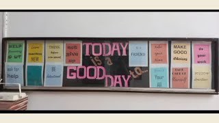 Brightly colored bulletin board boarddecoration [upl. by Reid683]