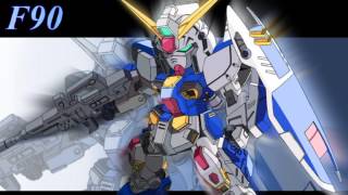 Mobile Suit Gundam F90  The 13th Azad Task Force arranged Extended [upl. by Svetlana]