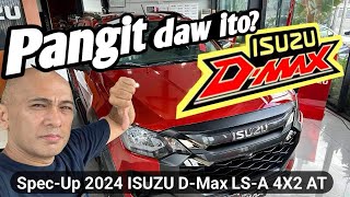 PANGIT daw ito 2024 ISUZU DMax  2024 SpecUp ISUZU DMax Review amp Promo [upl. by Enomor234]