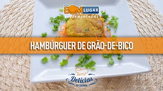 Hambúrguer de grão de bico aprenda a fazer essa delícia [upl. by Claudie906]