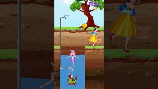 Snow White’s Shocking Choice Save the Mermaid or Herself  Moral Lesson shorts viral fairytales [upl. by Ariday]