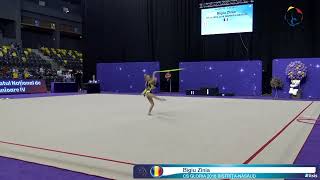 Bîgiu Zinia CS GLORIA 2018 BISTRIȚA NĂSĂUD Rope 🏆 CampNational de JunIV la GimRitmica2024 [upl. by Birkle]