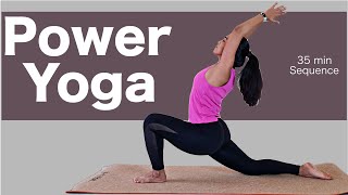 Power Yoga  35 min intense workout  Yogbela [upl. by Warfore]