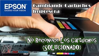 Impresora NO Reconoce Cartuchos EPSON [upl. by Mahan]