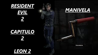 Resident Evil 2 Remake Leon 2  Parte 2 Como Encontrar La Manivela [upl. by Liartnod]